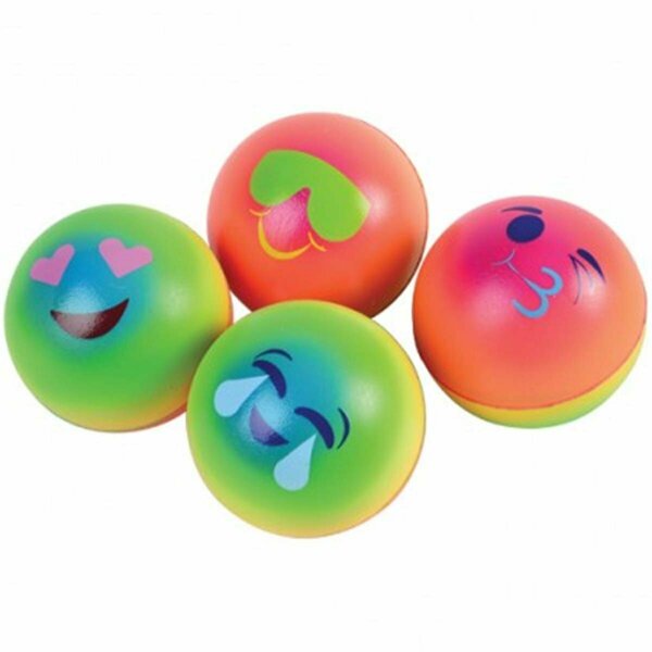 Snag-It Rainbow Emoji Stress Balls - 12 Per Pack, 5PK SN3264234